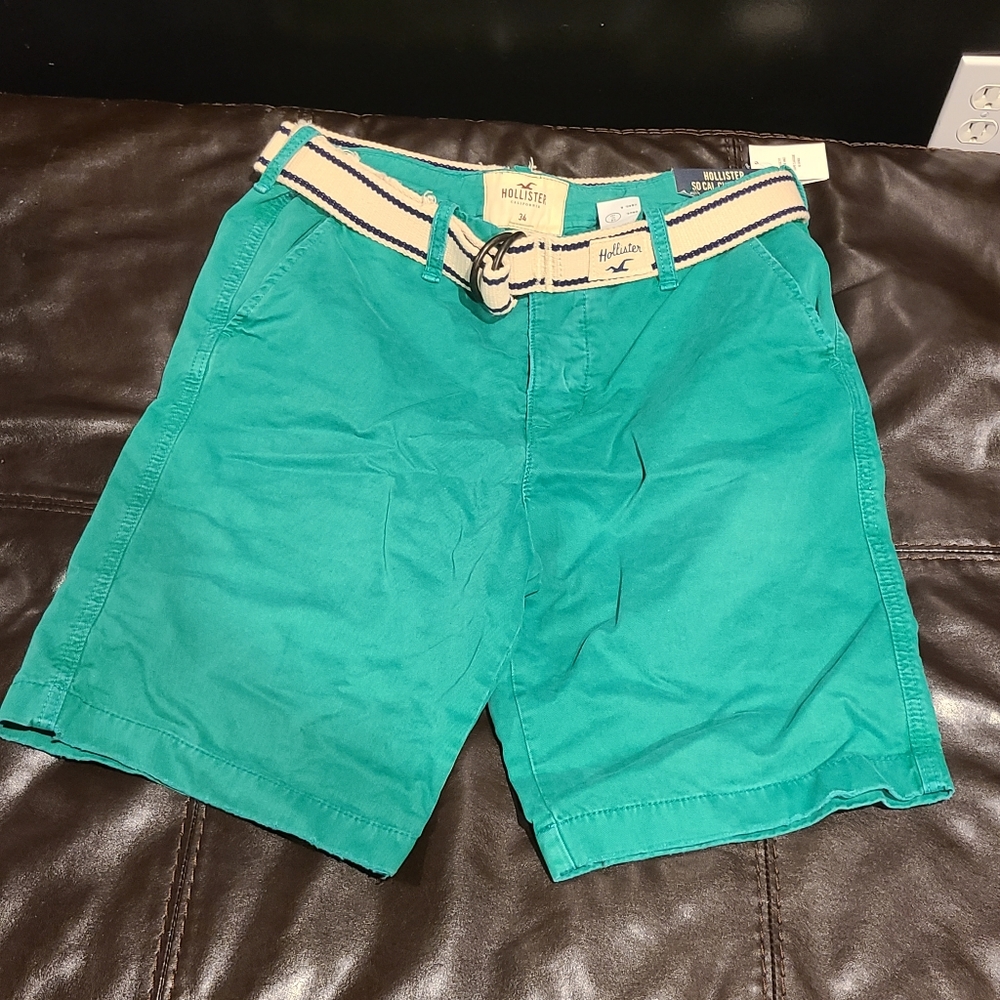 Green Hollister short men's 34